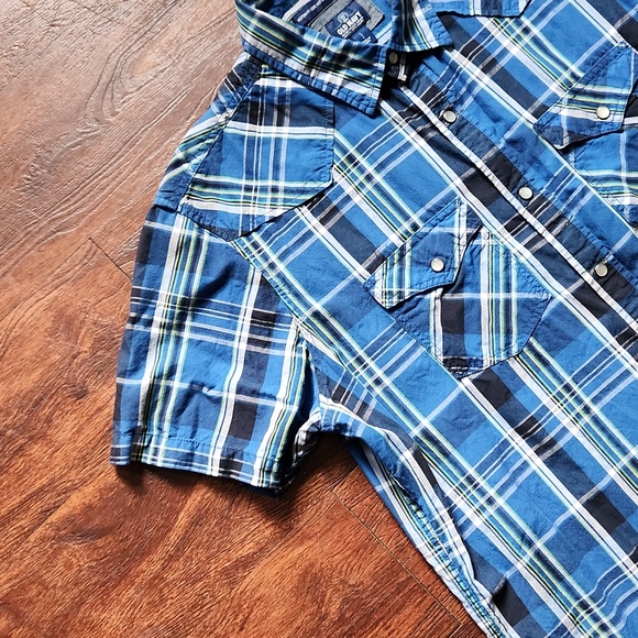 Old Navy button-down dress shirt size large for men. 100% cotton. Western fit - Picture 5 of 15